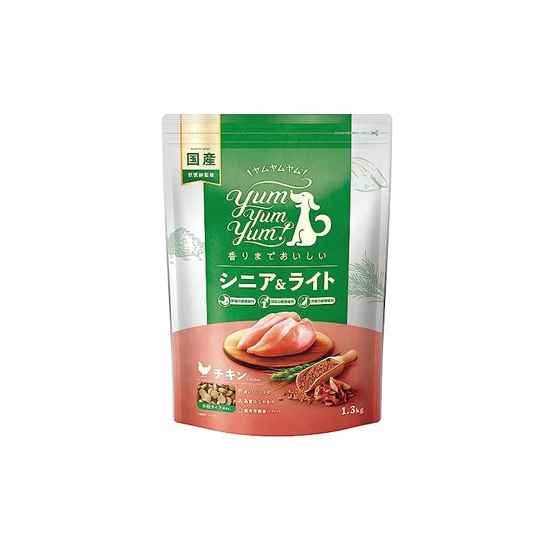 yum yum yum! ヤムヤムヤム 国産 ドッグフード シニア&ライト yum yum yum! ヤムヤムヤム 国産 ドッグフード シニア&ライト