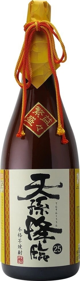 1回のご注文で2本まで2本まで送料1本分25度　天孫降臨（てんそんこうりん）瓶4500ｍｌ化粧箱入芋焼酎メーカー宮崎県：神楽酒造(株)