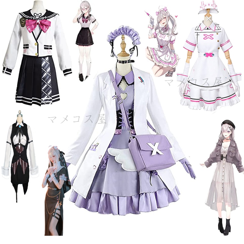 YouTuber　 VTuber　 にじさんじ所属 バーチャル 健屋花那 セーラー服 コスプレ用衣装 ウイッグ付き コスチューム 変身 仮装 変装 Cosp