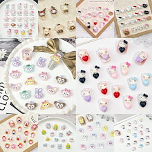 3+1/5+3/10+6 約20個入り/ちいかわネイル モデルデコパーツキティちゃんネイルアクセサリーミックスミニ キティ樹脂カートゥーンアクセサリーネイルアクセサリージェルネイルつけ爪diyネイル