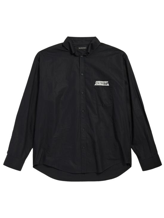 BALENCIAGA Men Long Tops 857809 TRM28 1000 BLACK