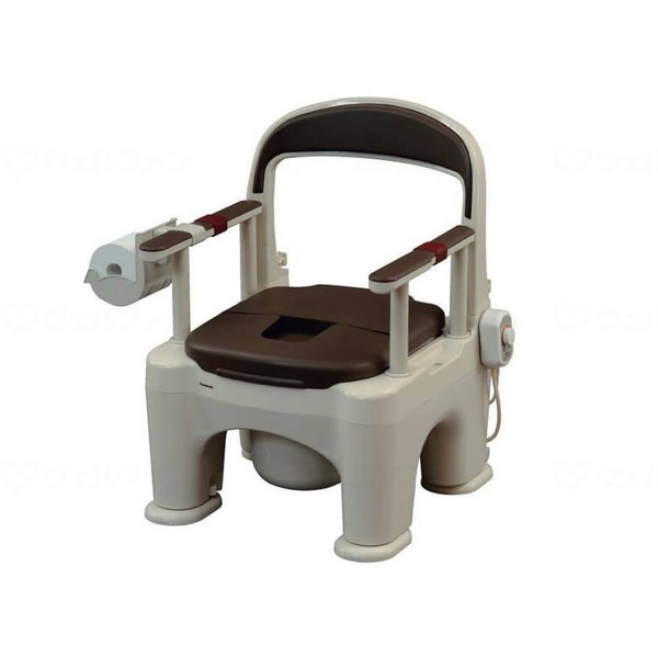 パナソニックエイジフリー 座楽 ラフィーネ 前後傾斜脚付き モカブラウン 脱臭あたたか PN-L30213B メーカー直送