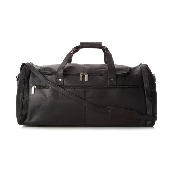 David King & Co. Extra Large Multi Pocket Duffel， Black， One Size 並行輸入品