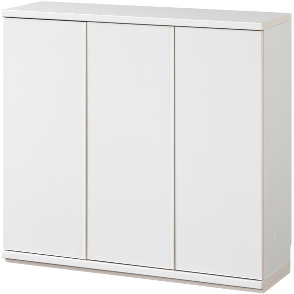 白井産業 PTS-8590D WH カウンター下ラックピタシエ 開き戸タイプ幅90cm ホワイト メーカー直送