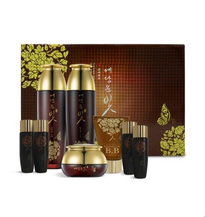 基礎化粧品4種イェダムユンビッユンジンヨル4種女性基本セット野菜胎盤胎盤漢方薬用しわ防止機能性ヒ