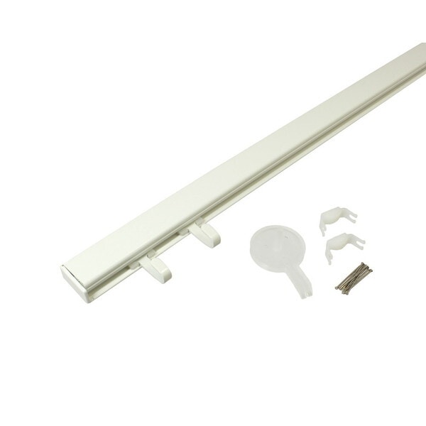 58067 角型フックレールセット ホワイト 2M 石膏ボード