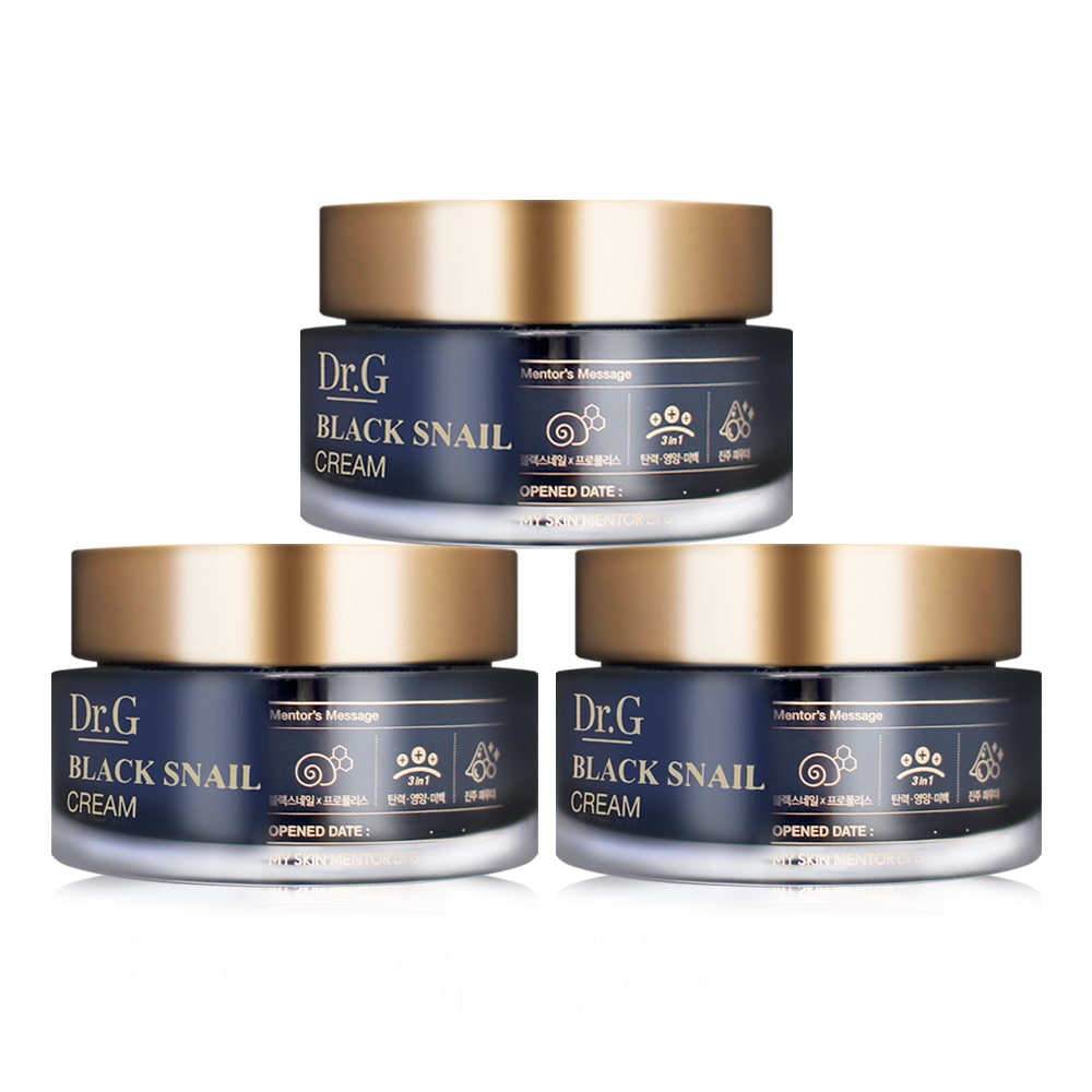 DR.G ブラックスネイルクリーム 50ml Black Snail Cream 1+1+1