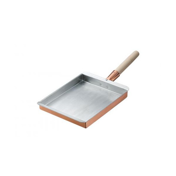 田辺金具 銅玉子焼関西型 19.5cm [IH非対応]
