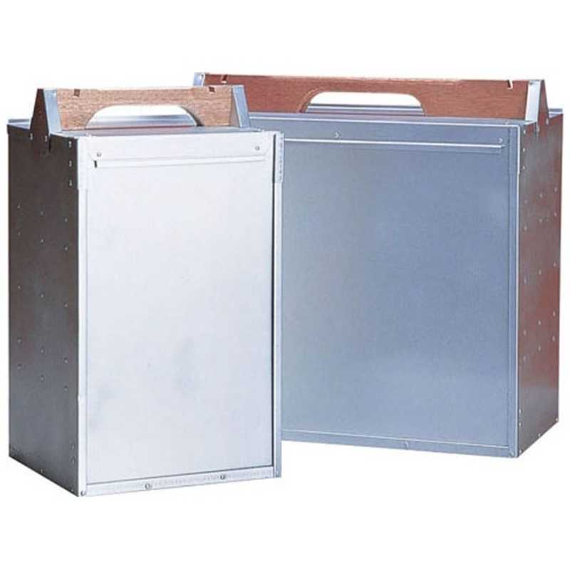 アカオアルミ　アルミ 出前箱 横3段 　ADM0806