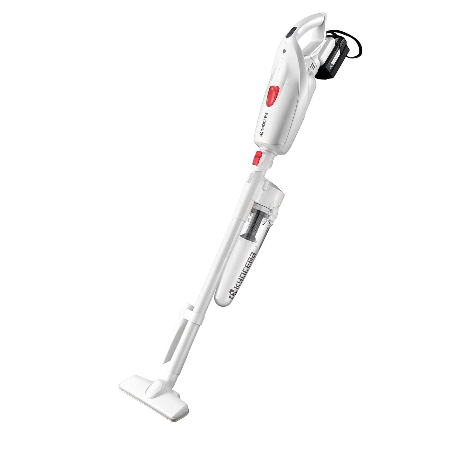 京セラ(Kyocera) 旧リョービ プロ用 充電式クリーナー 白 DHC180L5 681623A 【ブラシレスモーター搭載で吸引力と静音性を両立】 リチウムイオン18V 吸込仕事率90W 連続使用