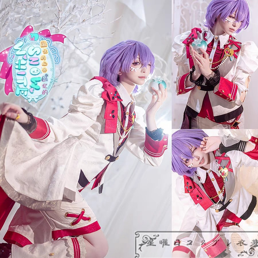 あんスタ 溶けた心＊思い出のスノーホワイト 花群冬芽 冴霧笑主 名都神無 宝丈萊香 コスプレ衣装 コスチューム 15,288円