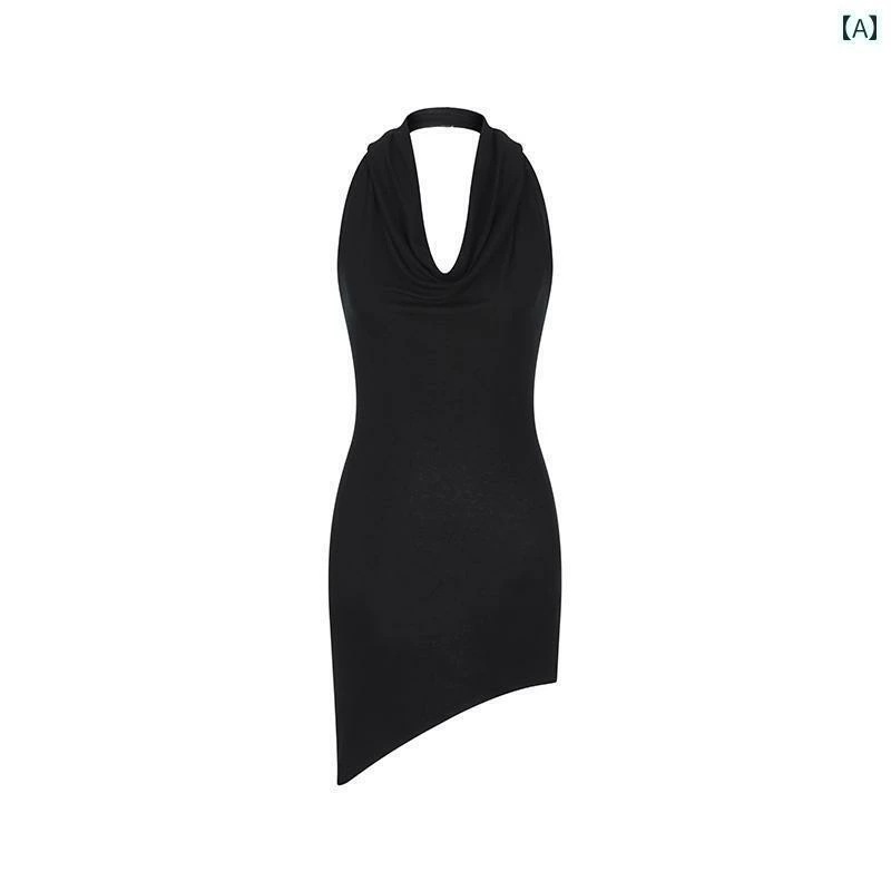 レディース トップス ホルターネック レディース トップス ホルターネック サンサ ネス 肌触りの 良い ウール 生地 立体 裁断 ほんのり 透け 感の ある 襟 バックレス ホルター ストラップ ブ