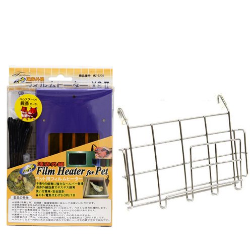 遠赤外線　ペット用　フィルムヒーター　ＸＳＩＩ　パープル　専用ステンレスフォルダーセット　鳥　保温　ＣＲＣ55―65―40―00―00 6,540円