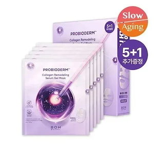 プロバイオダム コラーゲン リモデリング セラム ゲルマスク 5+1枚