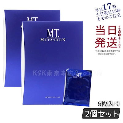 【2個セット】 MTメタトロン アクティベイトマスク 6枚入り