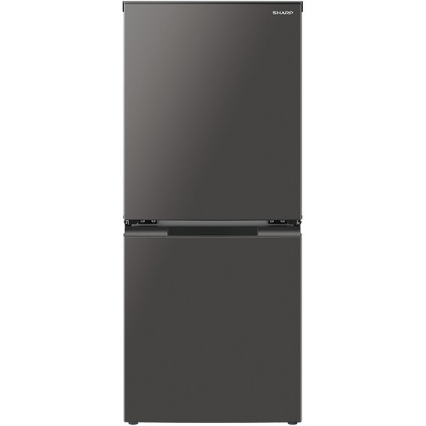 冷蔵庫 一人暮らし 152L 左右フリー SJ-D15K-H マットダークグレー つけかえどっちもドア