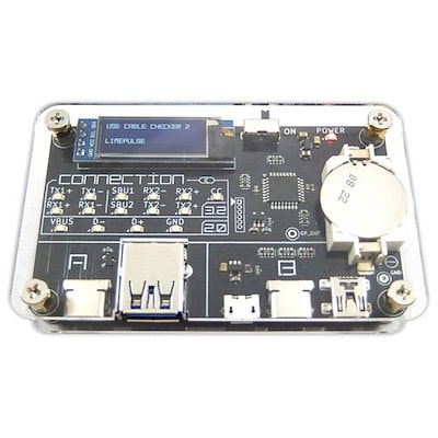 他サイト： ビットトレードワン　USBケーブルの性能を確認できる検証デバイス USB CABLE CHECKER 2　ADUSBCIMの商品画像