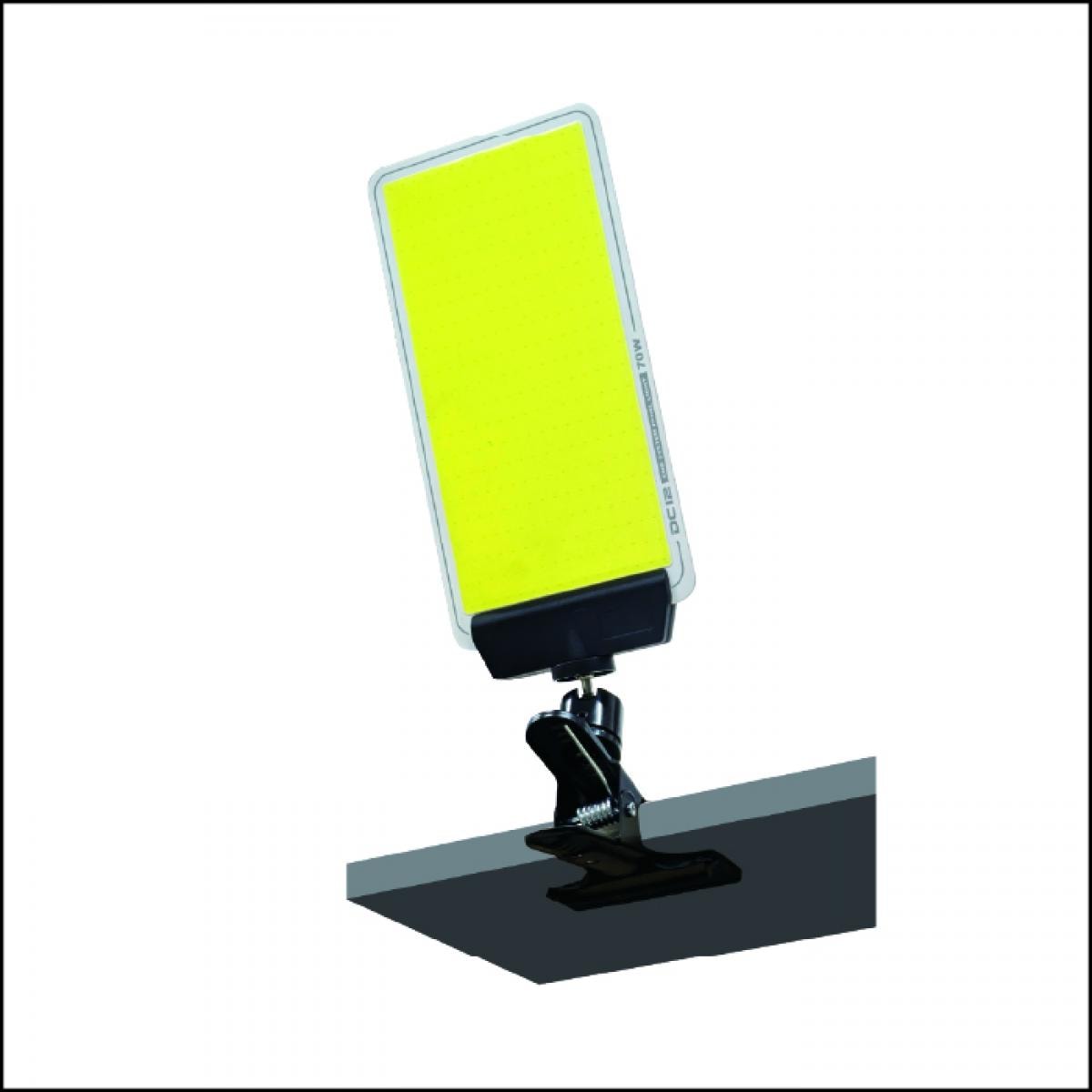 アイガーツール EIGER TOOL DC12V COB クリップパネルライト 昼光色 EGDC001CL 低電圧 安全 高効率 LED 軽量