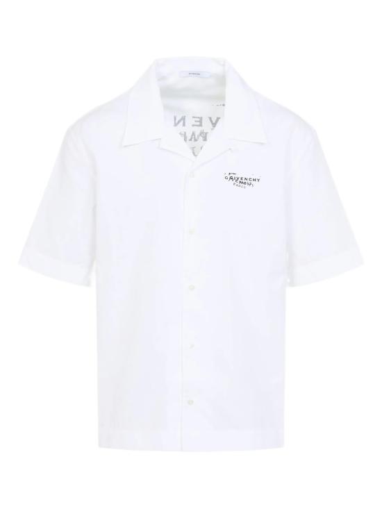GIVENCHY Men Shirts BM618F1YJQ 100 White
