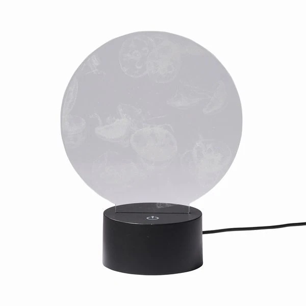 テーブルライト 卓上ライト 照明 電球 家具 インテリア FunScience アクリル くらげ 赤