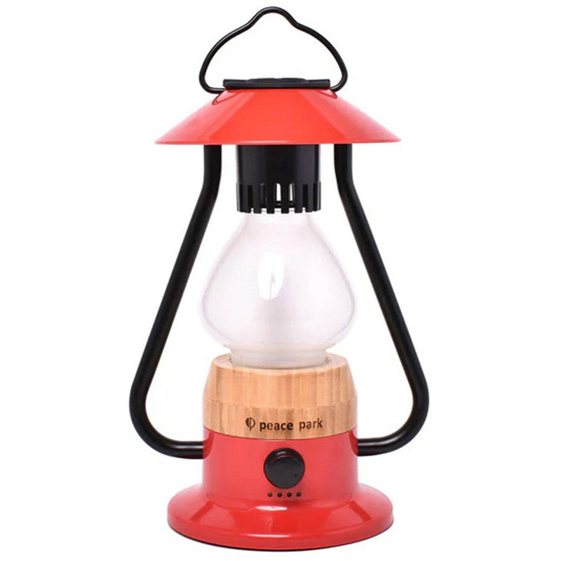 【ロット販売：入り数4】 peace park(ピースパーク) 5ELEMENTS LANTERN アウトドア ライト・ランタン (pp0312rd)