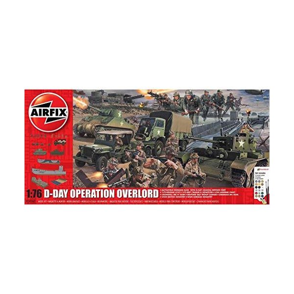 Airfix A50162A D-Day 75th Anniversary Operation Overlord Gift Set 並行輸入品