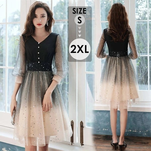 【本日限定】ドレス 大人 ピアノ 発表会 ショート丈ドレス 膝丈 演奏会 演奏会用ドレス ピアノ発表会 結婚式 高校生 パーティードレス 演奏会ドレス 母親 コンクール イブニングドレス ミニ丈 ショ