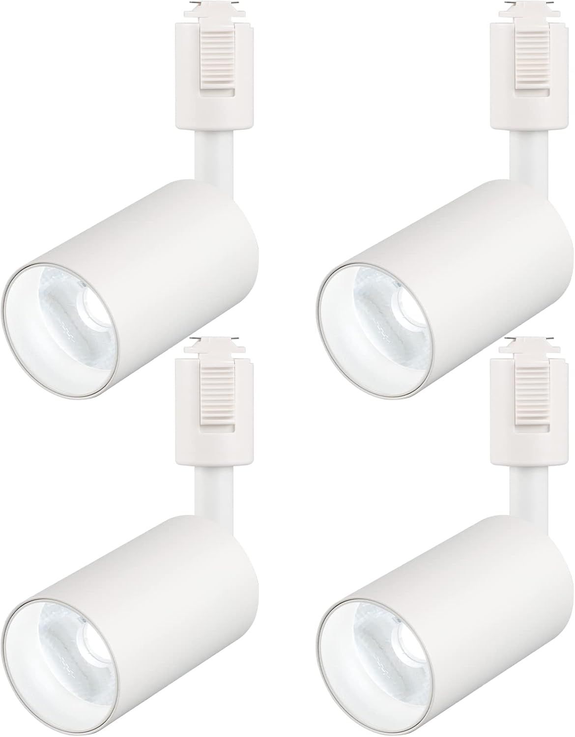 ライティングレール用スポットライト led スポットライト 100W相当 LED一体型照明 4個セット 昼白色 5000K-6000K ダクトレール用スポットライトライティングバー 消費電力10W 大