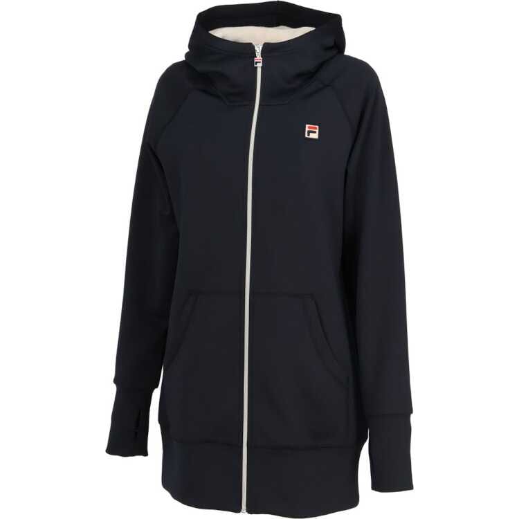 フルジップアップパーカー（レディース） L ブラック #VL2732-08