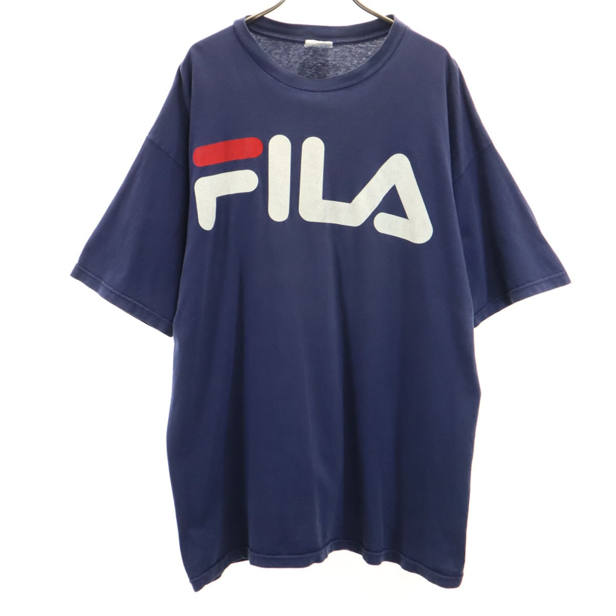 90s USA製 オールド 半袖 Tシャツ L ネイビー メンズ 古着