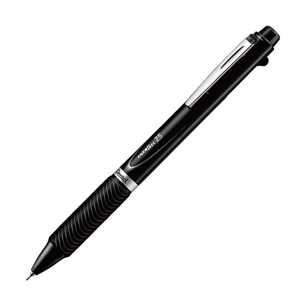 (まとめ) ぺんてる エナージェル 多機能ペン2+S（軸色：ブラック） XBLW355A 1本 (×30セット)