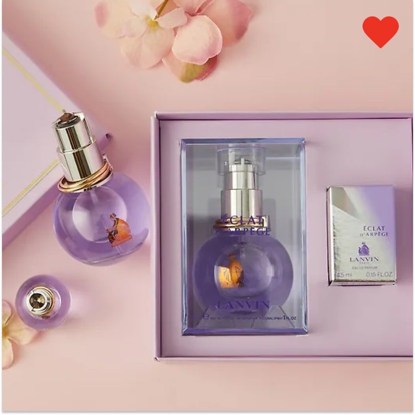 【贈呈MINI 4.5ML】 エクラドアルペジュ EDP 30ml SET / 桃の香り 香水 レディース