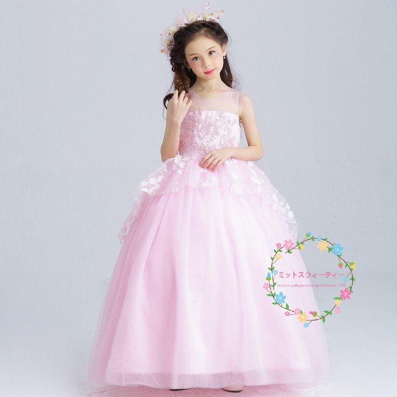 大特価放出 安い 結婚式 キッズドレス カラフル ピンク ピアノ発表会 子供ドレス 子どもドレス ミニ 女の子 フォーマルセット ドレス サイズ 160 Www Businessnightsperu Com