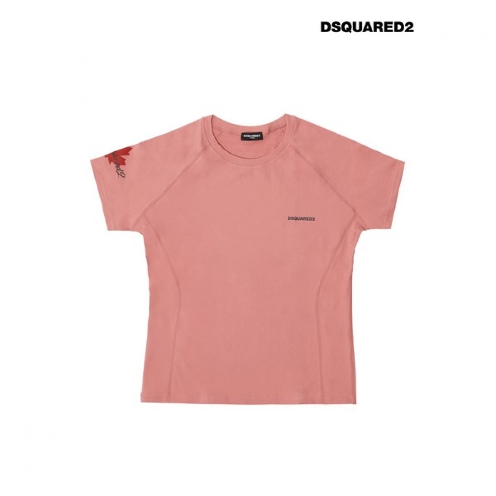 [Dissquared2] 女性用メープルスリーブエアースリムショートスリーブ Tシャツピンク 7,773円