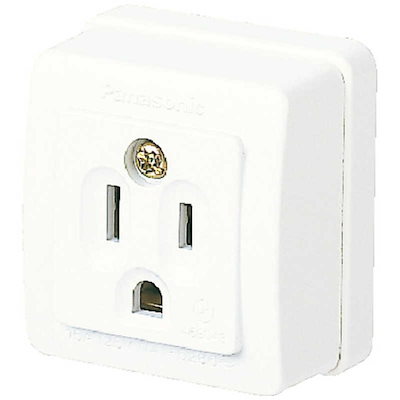 他サイト： パナソニック WK3001WP 接地角型コンセントの商品画像