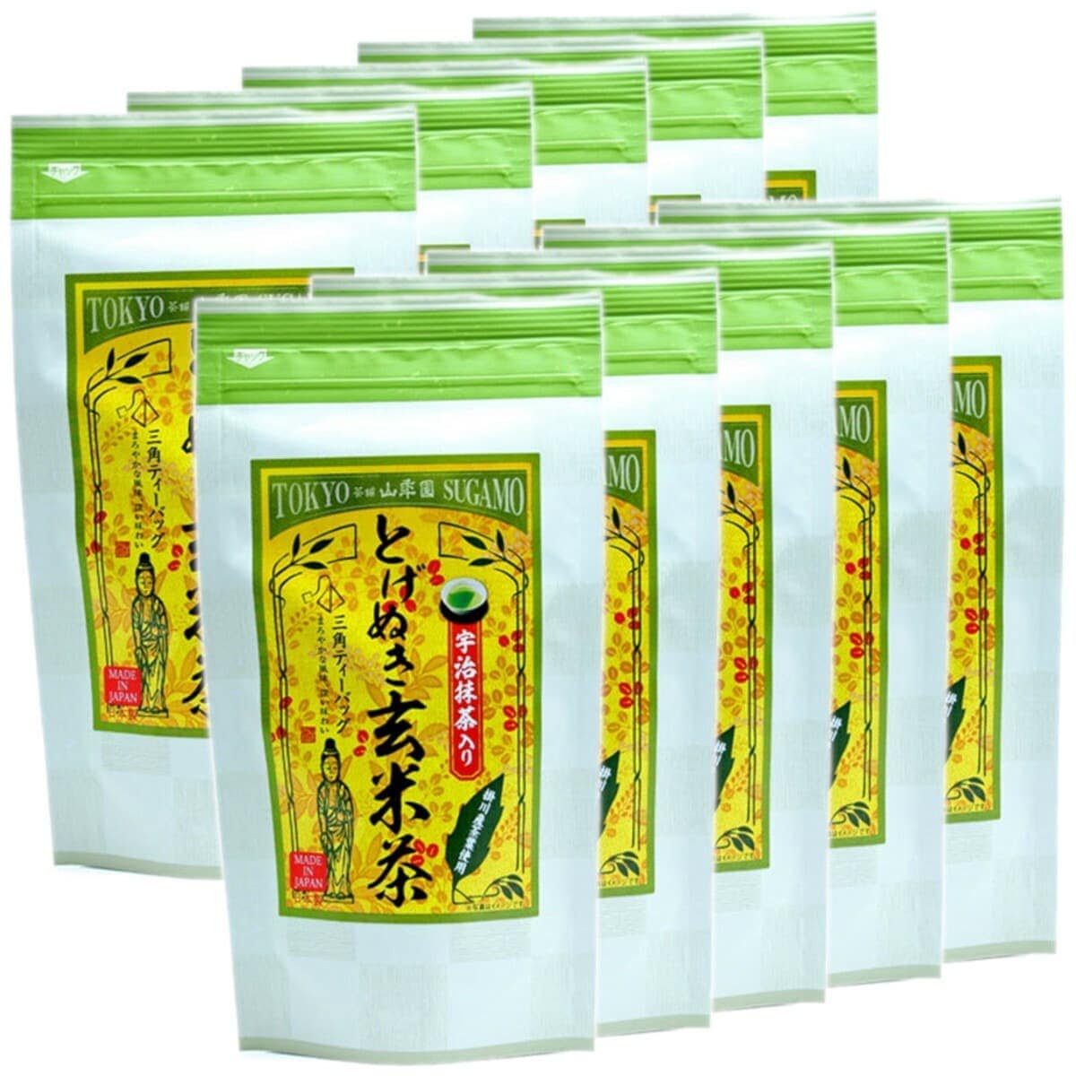 掛川玄米茶 ティーパック 掛川玄米茶 とげぬき玄米茶 3g15パック10袋セット 宇治抹茶入り 国産100% ティーバッグ 健康茶 妊婦 ダイエット セット 水出し ギフト プレゼント お年賀 敬老の