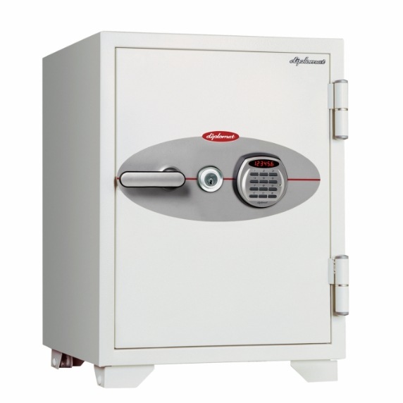 ディプロマットジャパン デジタルテンキー式耐火金庫 070EKR3 （シリンダーキー付） A4対応 OFFICE SAFE業務用耐火金庫 90分耐火 耐衝撃落下急加熱爆発試験合格 容量64L