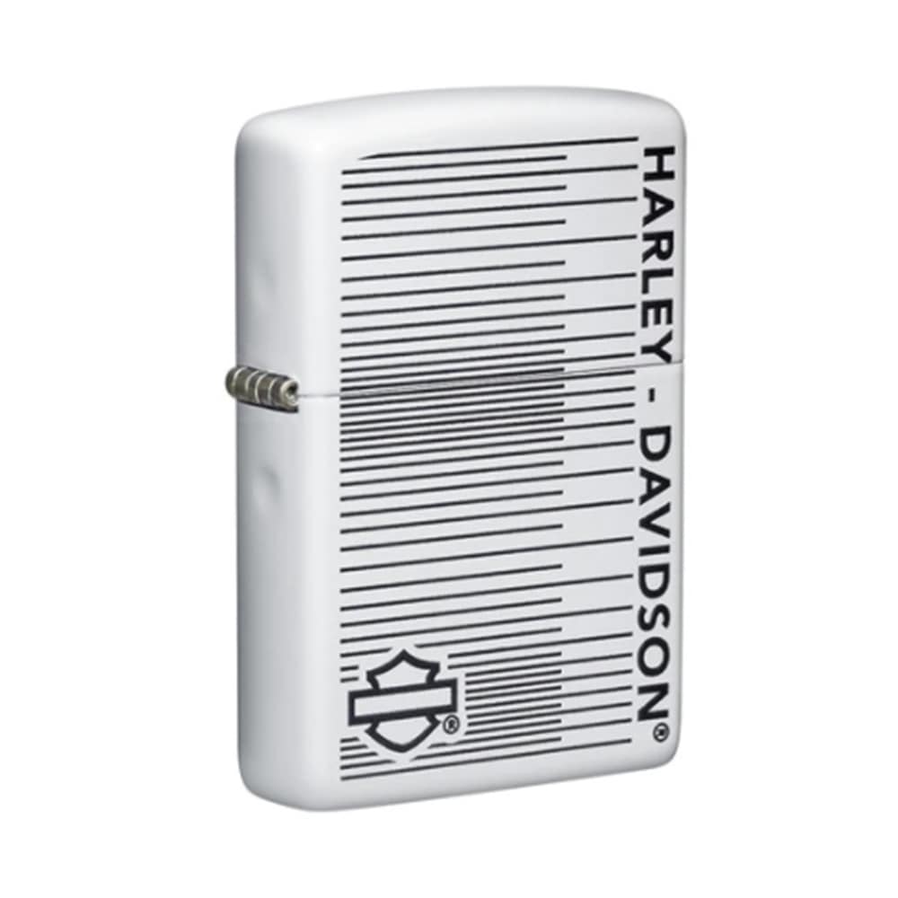 Zippo ハーレージッポーライターコラボストライプデザイン レギュラー 北米シリーズ 49465 HD ラッピング