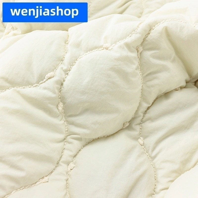140CMx1M 生地 布 キルティング 刺繡 秋冬 綿入り Pongee生地 カットクロス 和柄 可愛い布地 ぬの きじ 厚手ハンドメイド はぎれ DIY 手芸 裁縫 り 韓国風