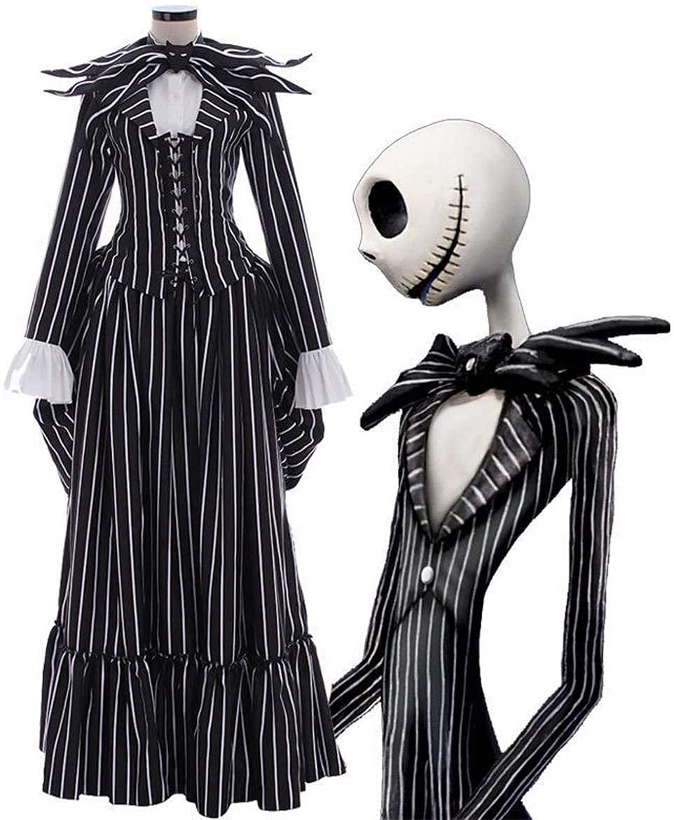 ナイトメアービフォアクリスマス ジャック スケリントン 風 コスチューム 仮装 コスプレ衣装