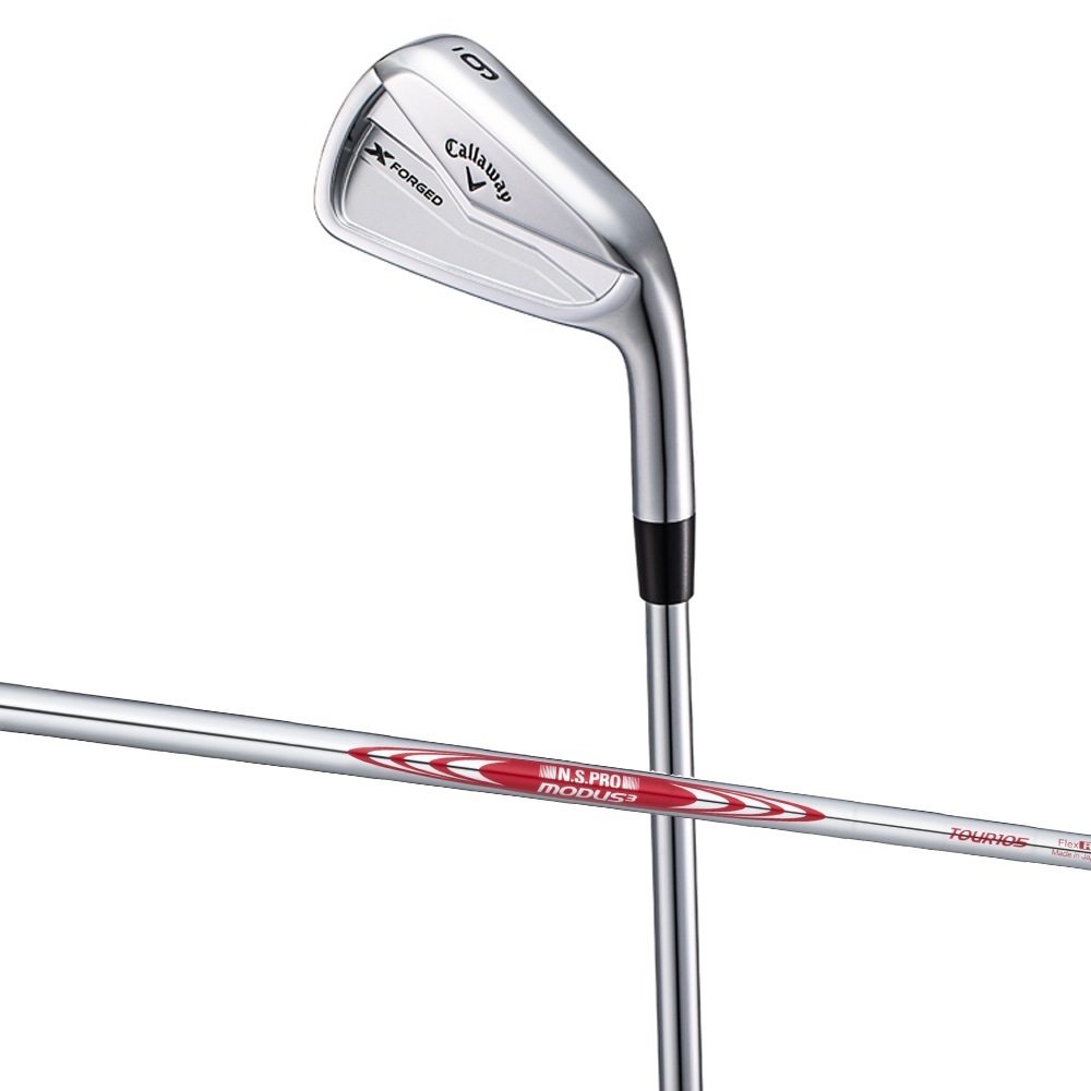 キャロウェイ 4J65509843006 X FORGED アイアン 6本セット(I#5～9PW) 【N.S PRO MODUS3 Tour 105 スチールシャフト・フレックス：S】 4J655