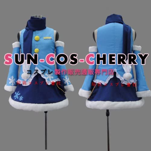 コスプレ衣装 V-298 VOCALOID 雪ミク 初音MIKU 冬服 男性LLサイズ