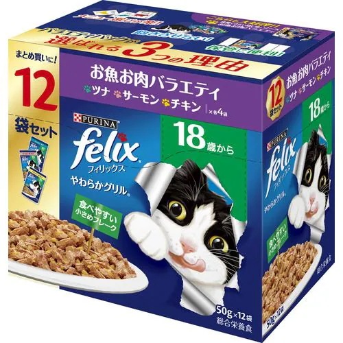 �s�����i �t�B���b�N�X ���炩�O���� 18�΂��� ���������o���G�e�B(�c�i�E�T�[�����E�`�L��) 50gx12�ܓ���