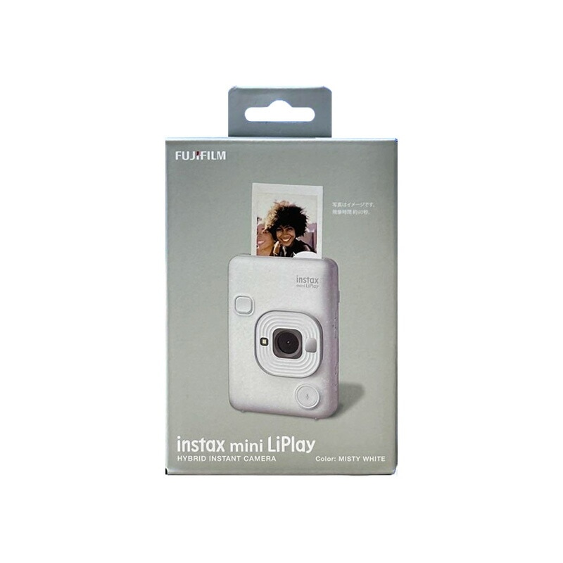【新品】富士フイルム FUJIFILM instax mini LiPlay チェキ ミスティーホワイト