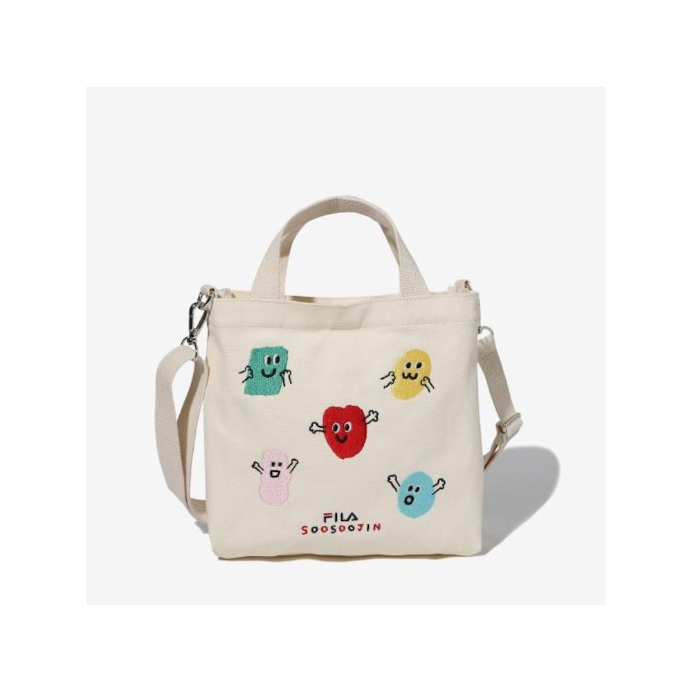 [FILA KIDS] フィラ X スージン PVC クロスボディバッグ (FK3BCF5S01X_BOW) Q0ZFK3BCF5S01XBOW