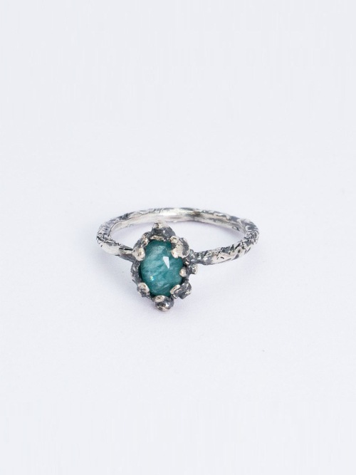 【HARANG】 HR 113R_Antique Gemstone Ring (ミント) 正規品