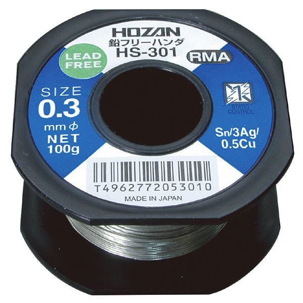 HOZAN HS-301 鉛フリーハンダ 0.3MM/100G （#H-731） 5,506円