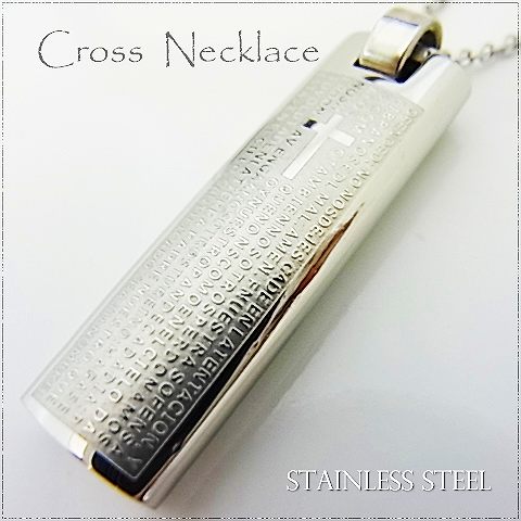 送料無料/プラチナインゴットデザインライター型プレートペンダント