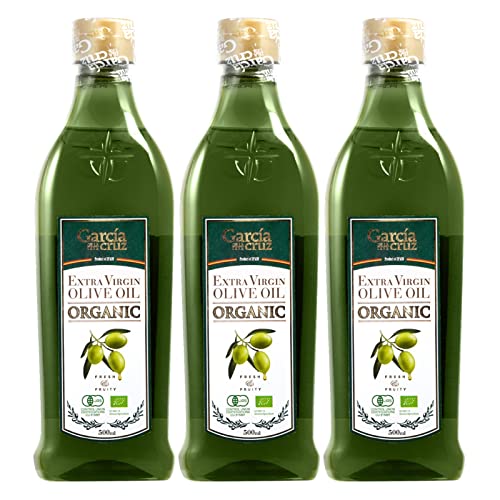García DE LA cruz 1872 ガルシア オーガニック エクストラバージンオリーブオイル ペット [ スペイン産 有機JAS認証 ] 500ml 3本