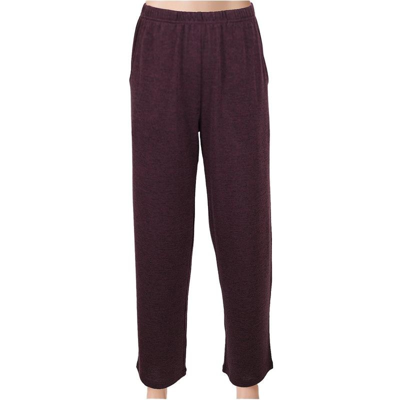暖かいオママの無地女性用イージーウェアパンツ
